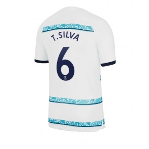 Chelsea Thiago Silva #6 Bortatröja 2022-23 Kortärmad
